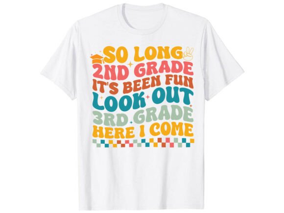 3rd Grade Ready Back to School T-Shirt Graphics