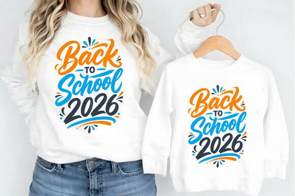 Back to School 2026 SVG PNG Design