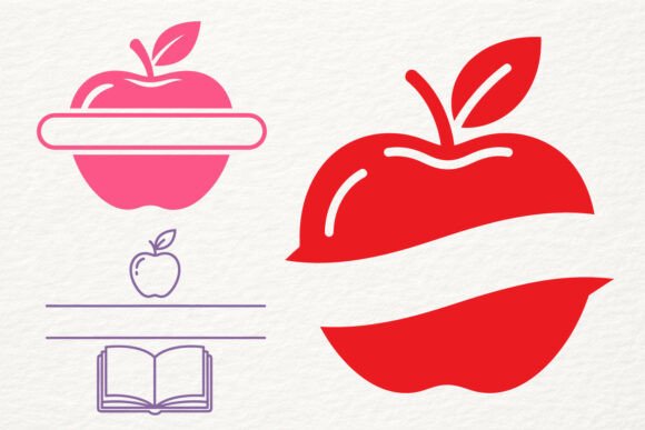 Back to School Apple SVG School Design