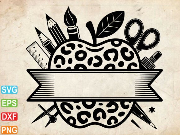 Back to School Monogram Svg, Graphics & Crafts