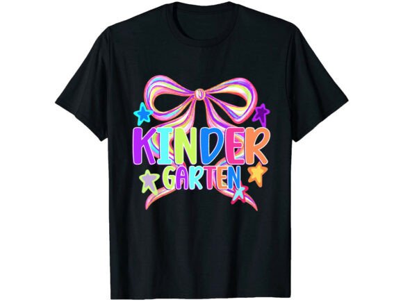 Cute Kinder Back to School T-Shirt Graphics