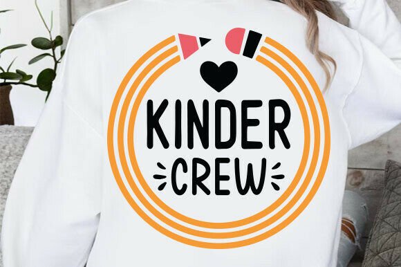 Kinder Crew SVG, Back to School SVG