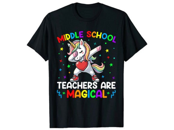 Magical Teacher Back to School T-Shirt Graphics