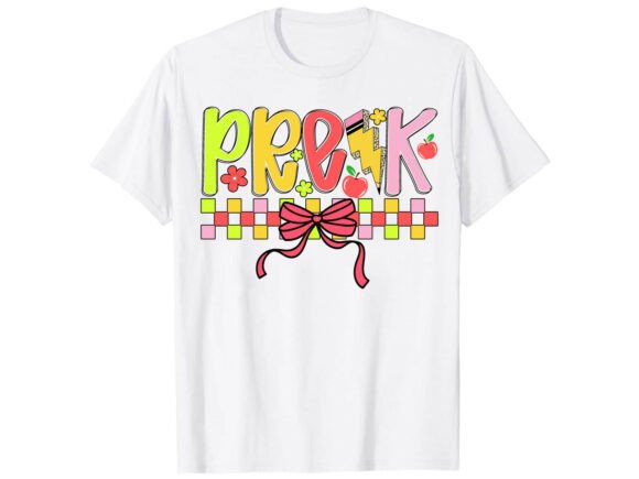 Pre-K Cutie Back to School T-Shirt Graphics