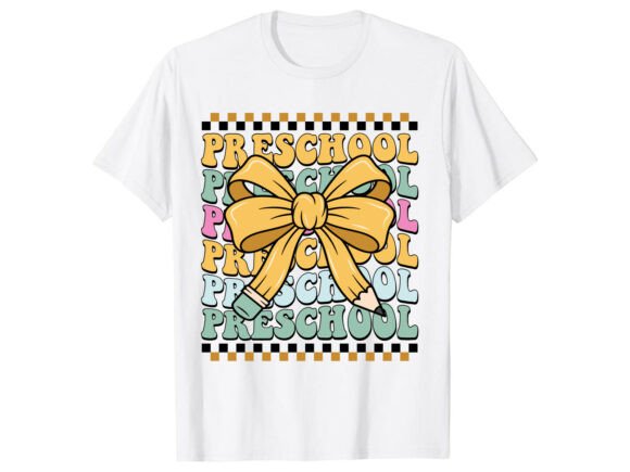 Preschool Bow Back to School T-Shirt