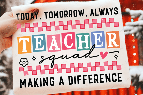 Teacher Squad Svg Png, Back to School