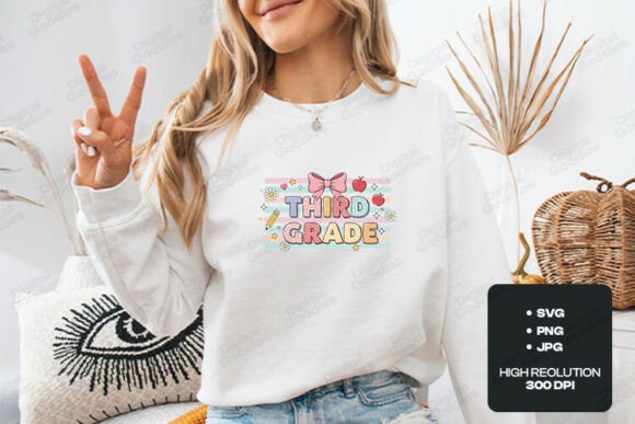 Third Grade Cute Back to School Design