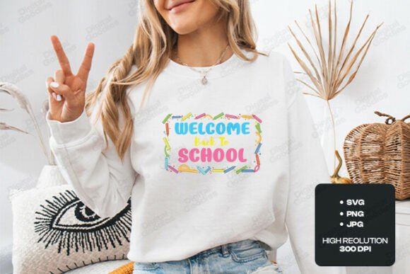 Welcome Back to School SVG PNG JPG
